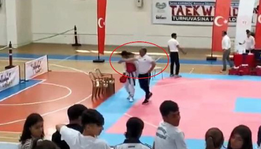 Tekvando seçmelerinde antrenörden skandal hareket O anlar kamerada