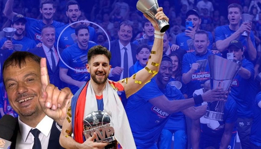Anadolu Efes cephesinde Euroleague zaferi sonrası büyük coşku Kupa detayı ve açıklamalar...