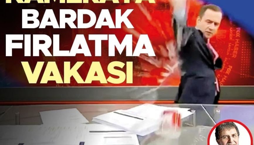 Kameraya bardak fırlatma vakası