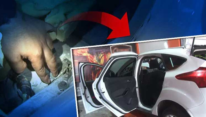 Çalıntı otomobilde 3 farklı araca ait şasi numarası çıktı Çalıntı otomobilde 3 farklı araca ait şasi numarası çıktı