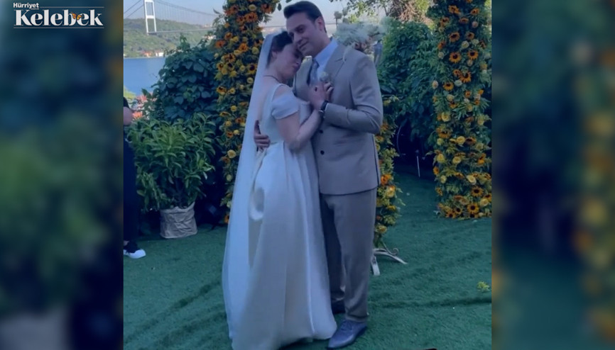 Demet Evgar ile Levent Babataşın ikinci düğününe ünlü akını