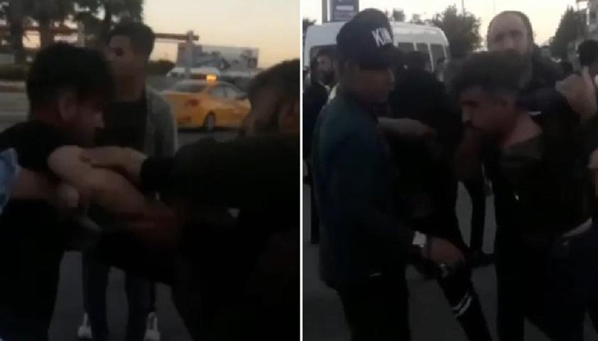 Tuzlada iki grup arasında sopalı yumruklu kavga