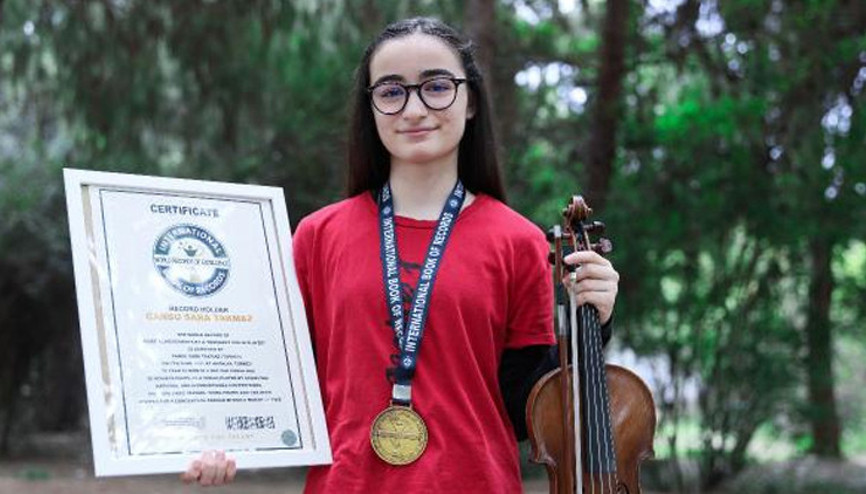 Cansudan önemli başarı 16 dereceyle Guinnesse girdi