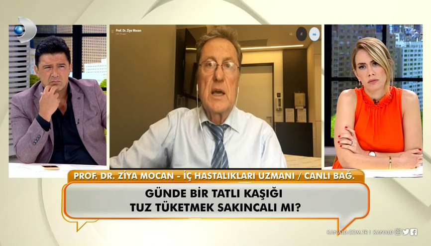 Prof. Dr. Ziya Mocan’dan, Prof. Dr. Canan Karatay’ın tuz açıklamasına karşı görüşte bir yorum geldi