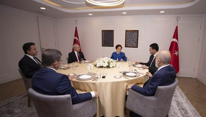 6 muhalefet partisi lideri 4’üncü kez bir araya geldi