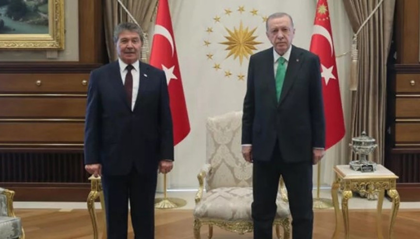 Cumhurbaşkanı Erdoğan, KKTC Başbakanı Ünal Üstel’i kabul etti
