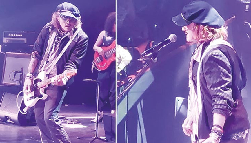 Johnny Depp stres attı