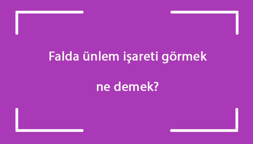 Falda ünlem işareti görmek ne demek Kahve falında ters ünlem işareti çıkması