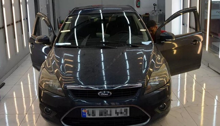 Kahramanmaraşta, satmak istediği otomobilin 2 aracın birleşimiyle yapıldığı ortaya çıktı