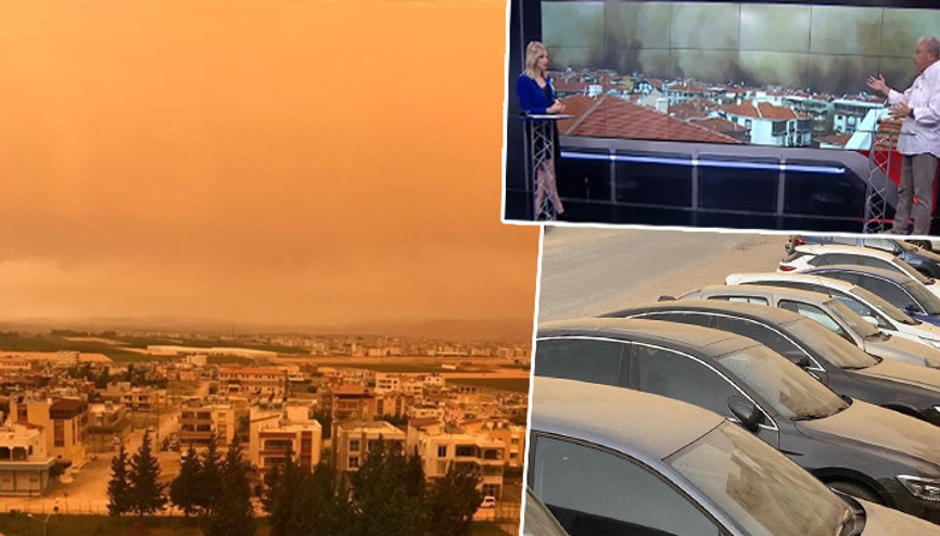 Meteorolojiden uyarı: Suriye kaynaklı toz bulutu Türkiye’de... Sürücüler oto yıkamacıların yolunu tuttu