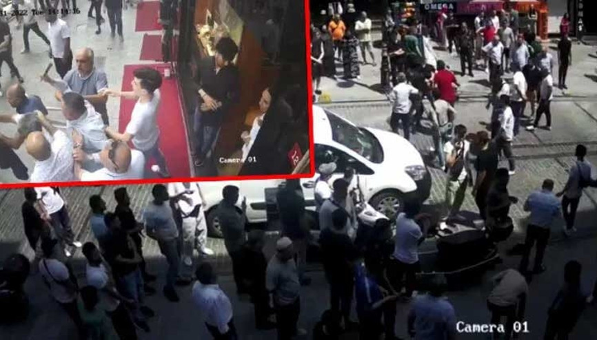 Lalelide kuyruk kavgası kamerada