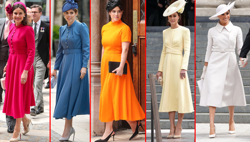 O elbise bir tek senin için dikilmedi ki Kraliyet kadınları pişti oldu