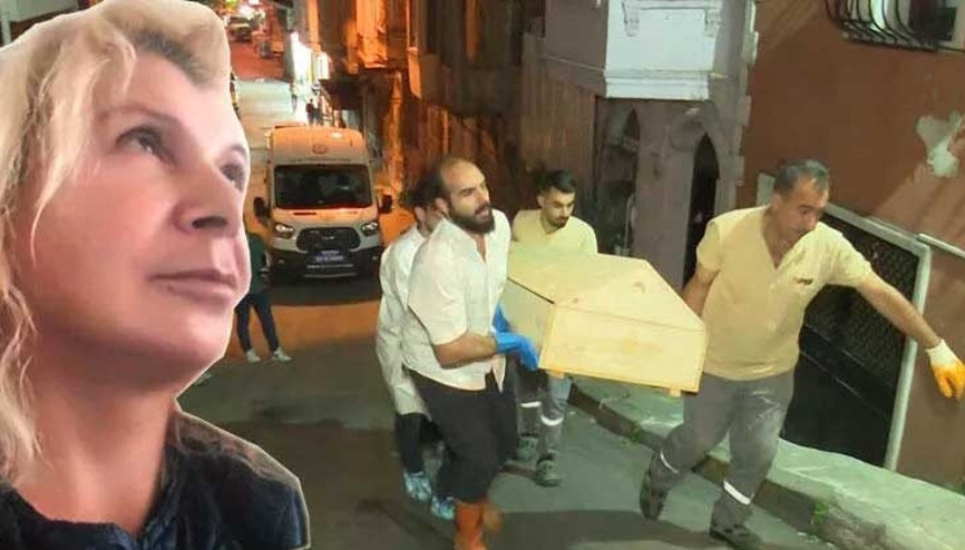 Beyoğlunda yalnız yaşayan kadın domuz bağı ile öldürüldü