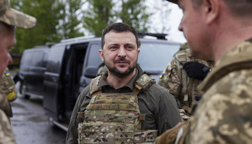 Ukrayna Devlet Başkanı Zelenski, Zaporijya’yı ziyaret etti