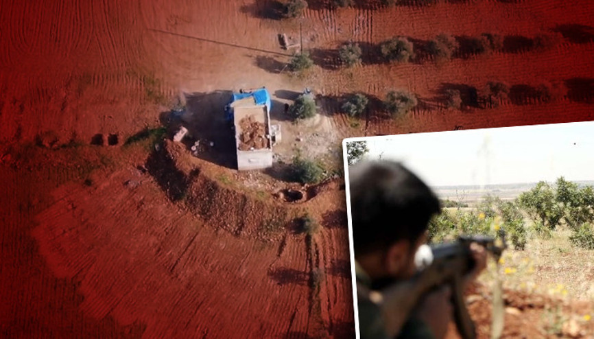 Suriyeye beklenen harekat öncesi teröristleri panik sardı Yeni tüneller kazdılar...