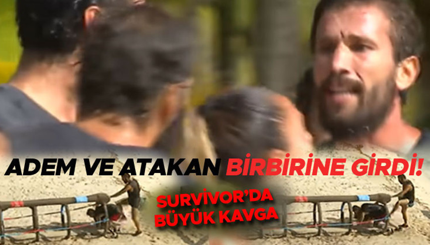 Survivorda kaos Adem ve Atakan birbirine girdi... Evrim: Şakaları yok Adem:Ben vuracağım demem, vururum