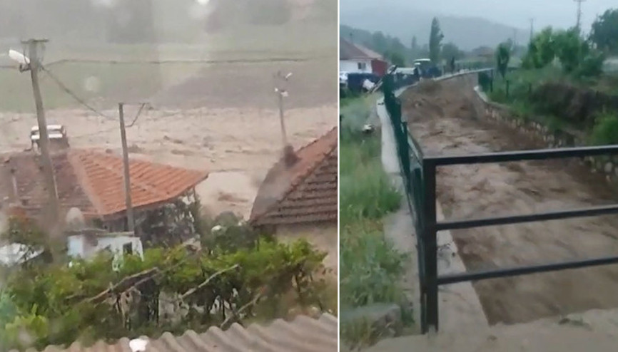 Denizlide dereler taştı; tarım arazileri ve evler su altında kaldı Denizlide dereler taştı; tarım arazileri ve evler su altında kaldı