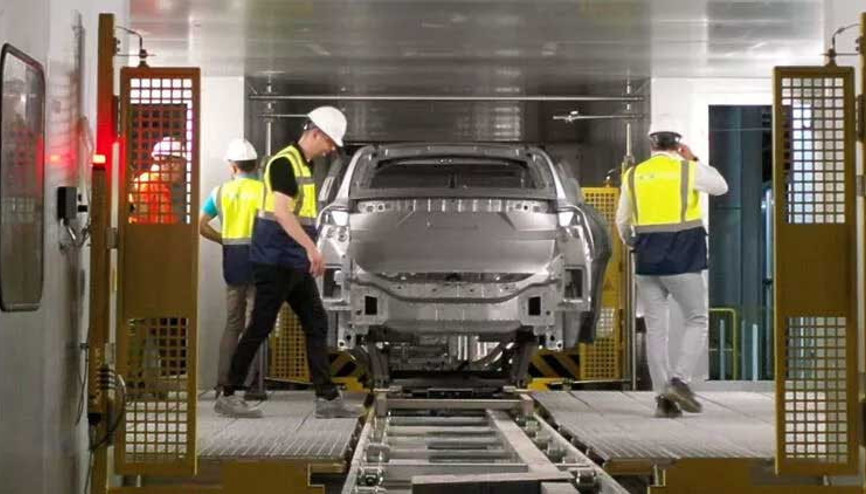 Toggun Gemlik tesislerinde boyasız denemeler başladı