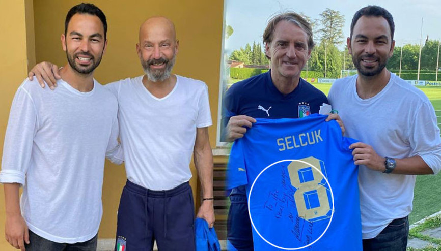 Selçuk İnan Mancininin yanında İtalyayı takip etti Galatasaray iddiaları varken dikkat çeken mesaj...