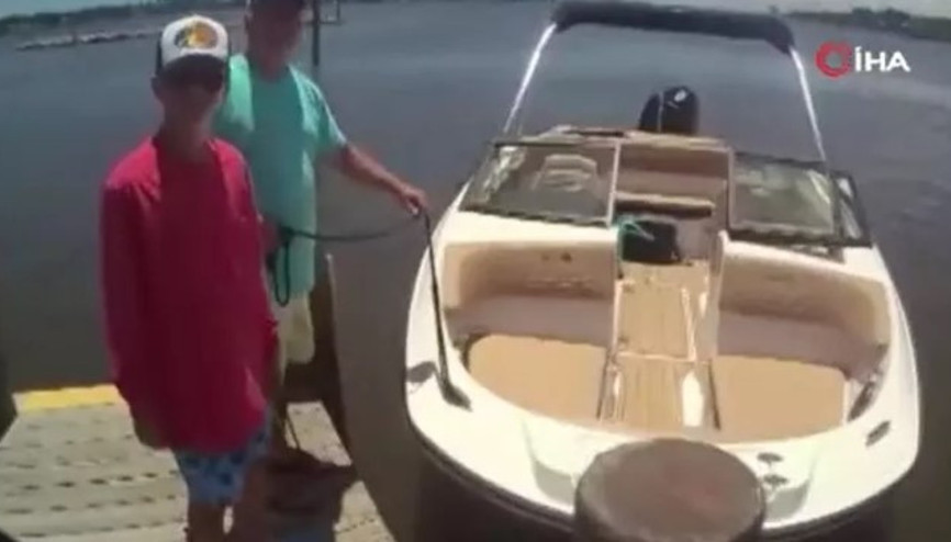 ABD polisi jet ski hırsızını yakalamak için tekne ödünç aldı