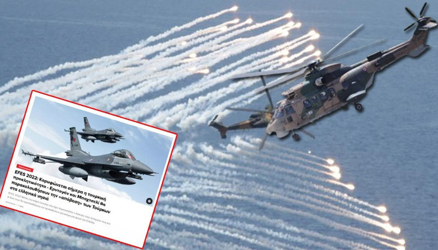 Yunanistan korku içinde izliyor Tek gündem: Efes-2022 Tatbikatı