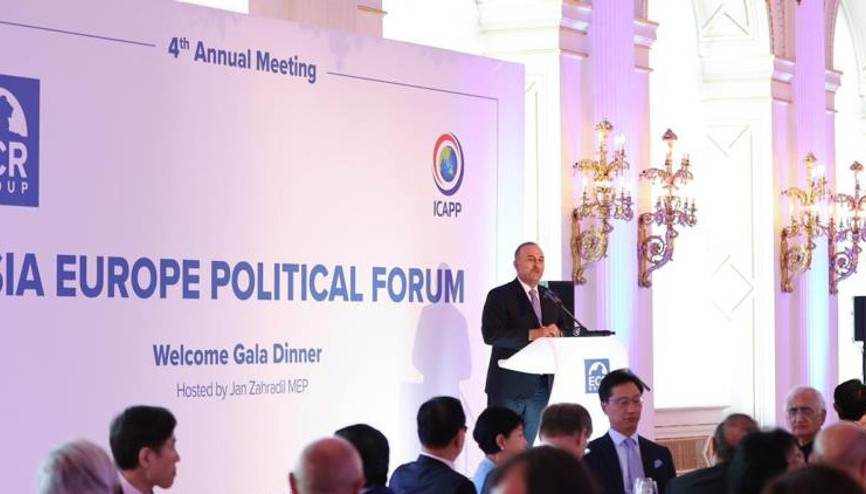 Bakan Çavuşoğlu, Pragda 4. Asya-Avrupa Siyasi Forumuna katıldı Bakan Çavuşoğlu, Pragda 4. Asya-Avrupa Siyasi Forumuna katıldı