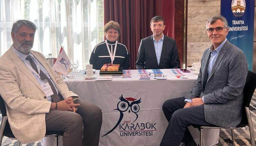 Rektör Polat Almanya’da KBÜ’yü anlattı