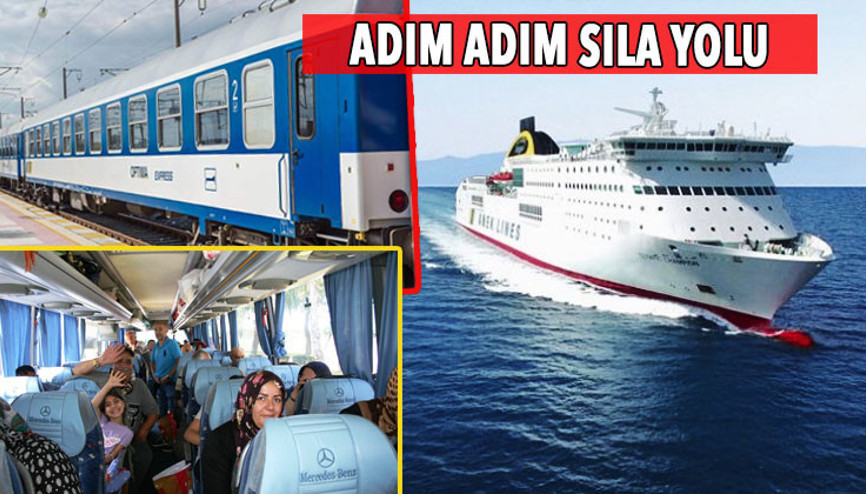 Feribot, otobüs ve trenle yolculuk