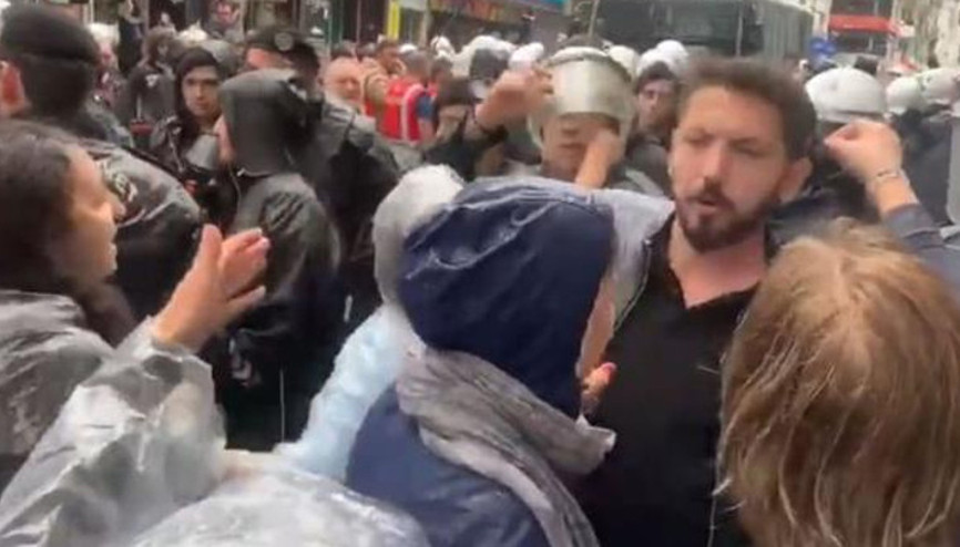 Polise yumruk atmıştı... DBPli Salihe Aydenizin soruşturma dosyası Ankaraya gönderildi