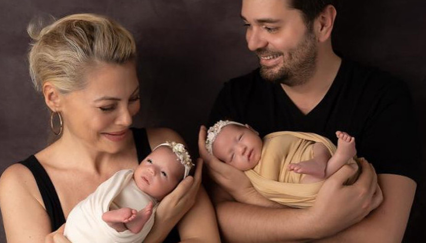 İşte Seray Sever’in ikizleri Sofia ve Alya