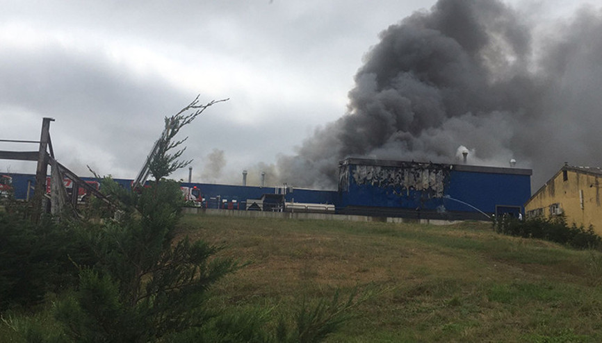 Kocaeli’de ilaç fabrikasında yangın