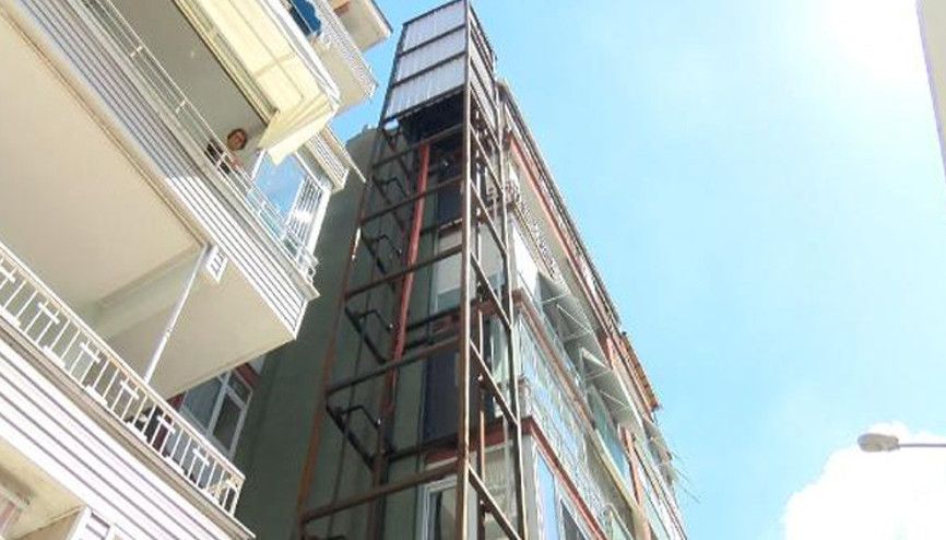 Büyükçekmecede engelli komşuya asansör engeli