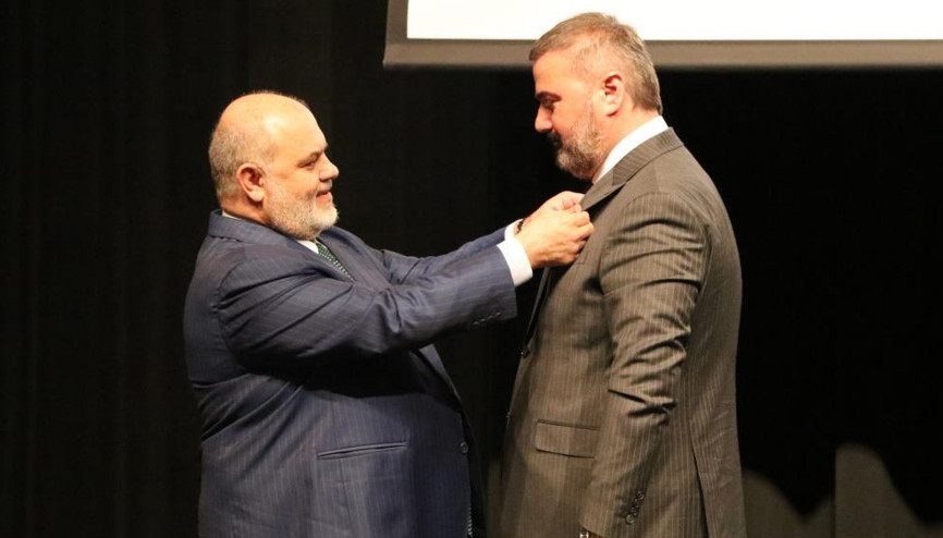 Çaykur Rizesporun yeni başkanı İbrahim Turgut Tahir Kıran veda etti...