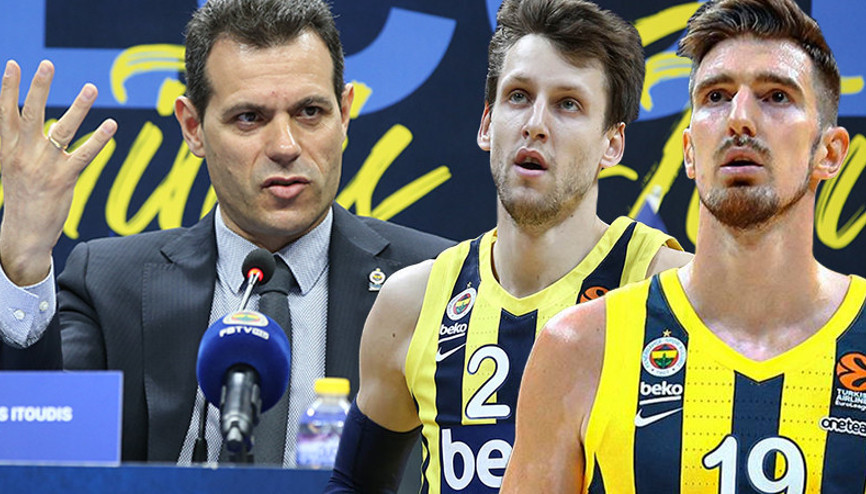 Fenerbahçe Bekonun yeni hocası Dimitris Itoudis imza töreninde açıkladı Jan Vesely resmen ayrıldı, Nando De Colo ve Scotie Wilbekin... Fenerbahçe Bekonun yeni hocası Dimitris Itoudis imza töreninde açıkladı Jan Vesely resmen ayrıldı, Nando De Colo ve Scotie Wilbekin...