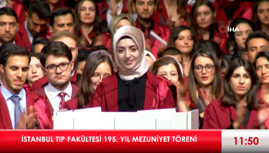 Çapa Tıp birincisinin sözleri ayakta alkışlandı