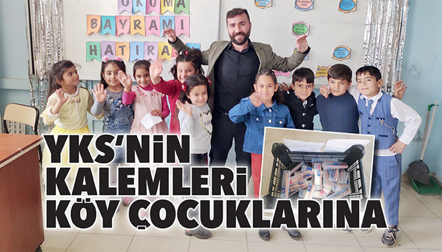 YKSnin kalemleri köy çocuklarına