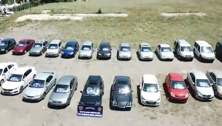 Ankarada Change operasyonu: 21 kişi gözaltında, 32 otomobile el kondu