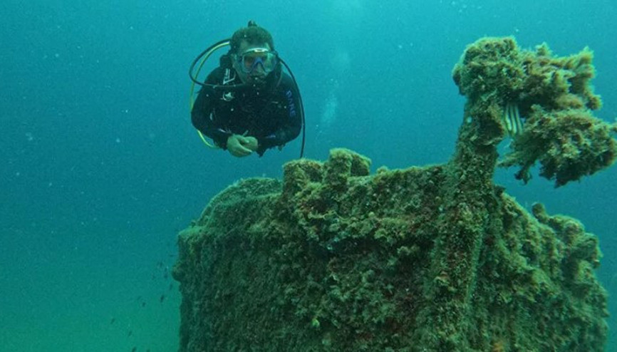 Yerli ve yabancı dalgıçlar Gelibolu Tarihi Sualtı Parkına dalıyor