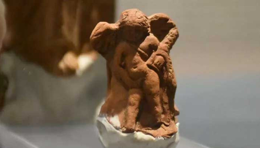 Eros figürü ilk kez sergide