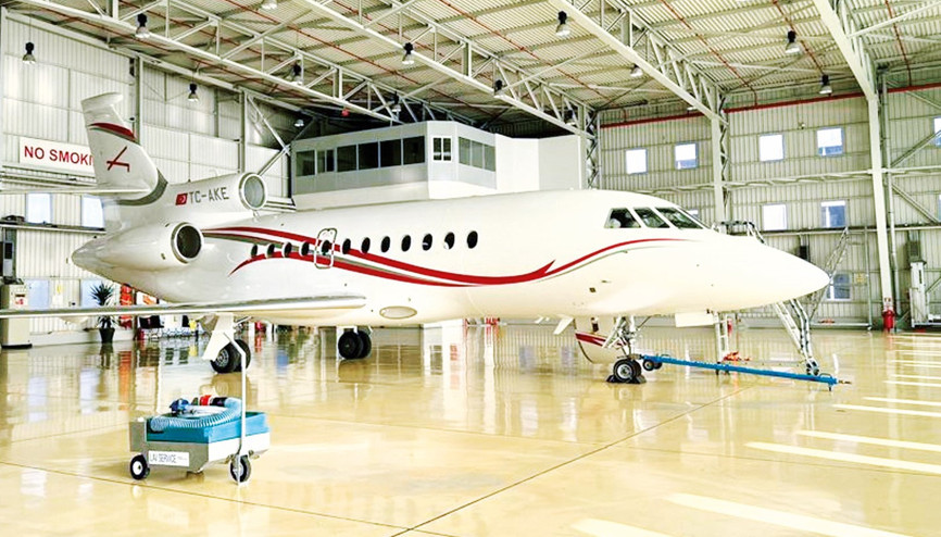 Evcilin jeti hangara çekildi Değeri 300 milyon TL