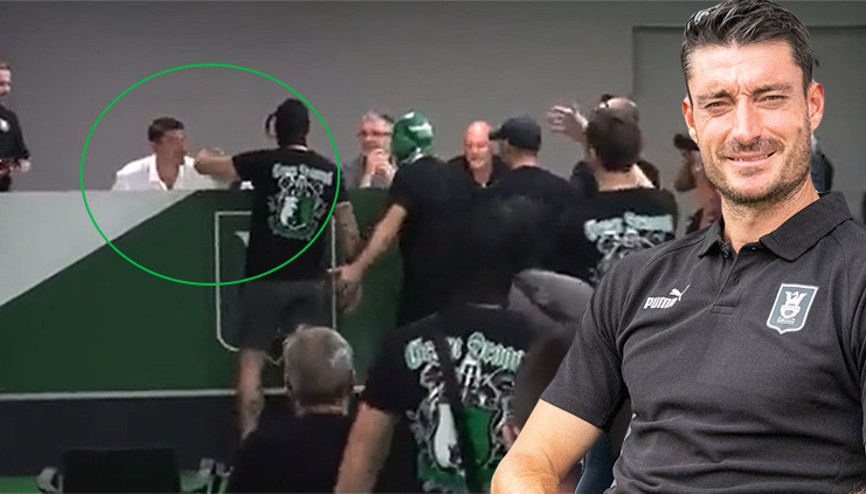 Taraftarlar Albert Rieranın basın toplantısını bastı Robert Prosinecki kovulunca... Taraftarlar Albert Rieranın basın toplantısını bastı Robert Prosinecki kovulunca...