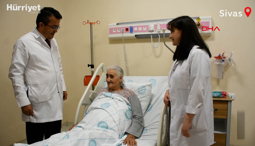 Nefes darlığı şikayetiyle hastaneye gitti Karnından 10 kilo tümör çıkarıldı