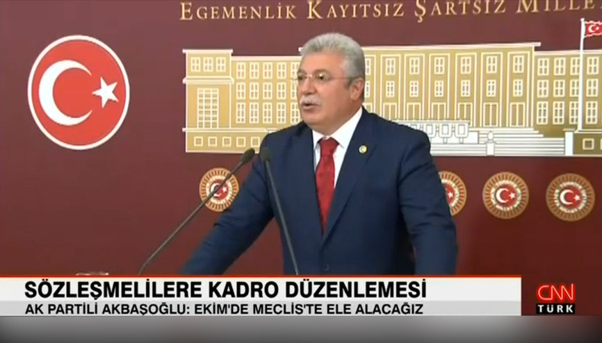 Sözleşmeliye kadro verilmesi hakkında açıklama