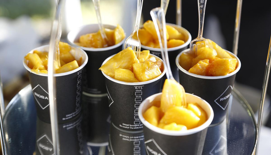 Meyvelerin kralı renkli festivalde