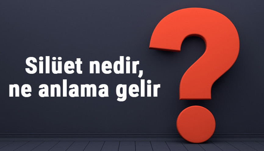 Silüet nedir, ne anlama gelir TDKya göre silüet kelimesinin sözlük anlamı