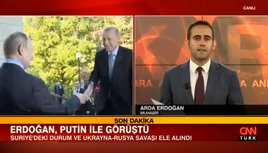 Cumhurbaşkanı Erdoğan, Putin ile görüştü