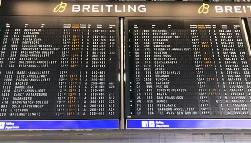 Frankfurt Havalimanı’nda uçuş sayıları azaltılıyor Frankfurt Havalimanı’nda uçuş sayıları azaltılıyor