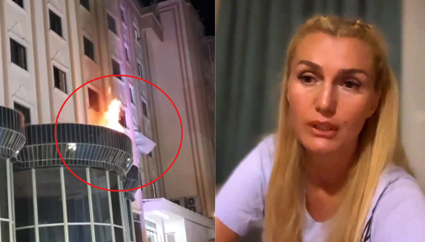 Yangından son anda kurtulan Tuğba Özay, o geceyi anlattı