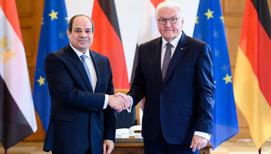 Almanya Cumhurbaşkanı Steinmeier, Mısır Cumhurbaşkanı Sisi ile görüştü
