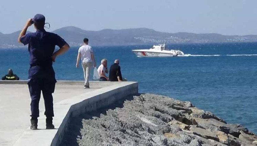 Balıkesir Akçayda tekne battı